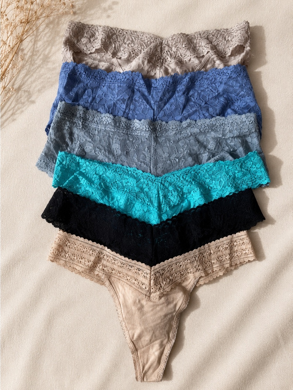 (6) NEW Bundle of Hanky Panky Assorted Styles